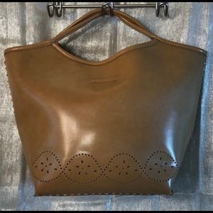 Small brown tote